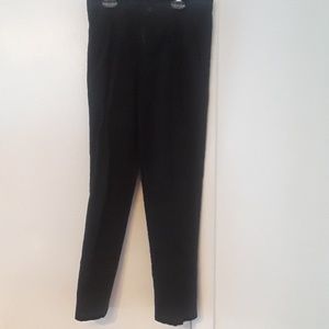 Black pleated dress pants 30x30